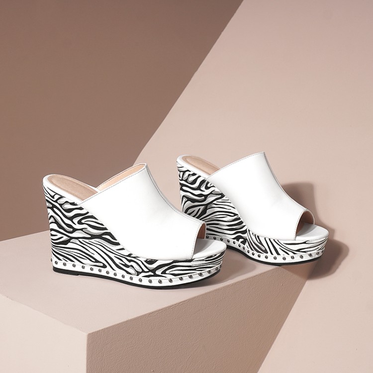 Minimalist High Heel Wedge Slippers - Style s.html - Image 5